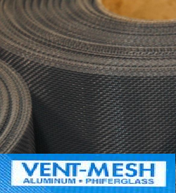 Phifer Vent Mesh is designed for use in foundations and attics, Phifers vent mesh provides insect protection and allows good air ventilation. It meets most building codes for net free areas, and is available in both Aluminum and Fiberglass. 