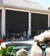 Exterior Crank Operated Sun Shade with Boxed Housing