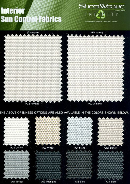 Phifer Sheerweave Infinity Sustainable Fabric
