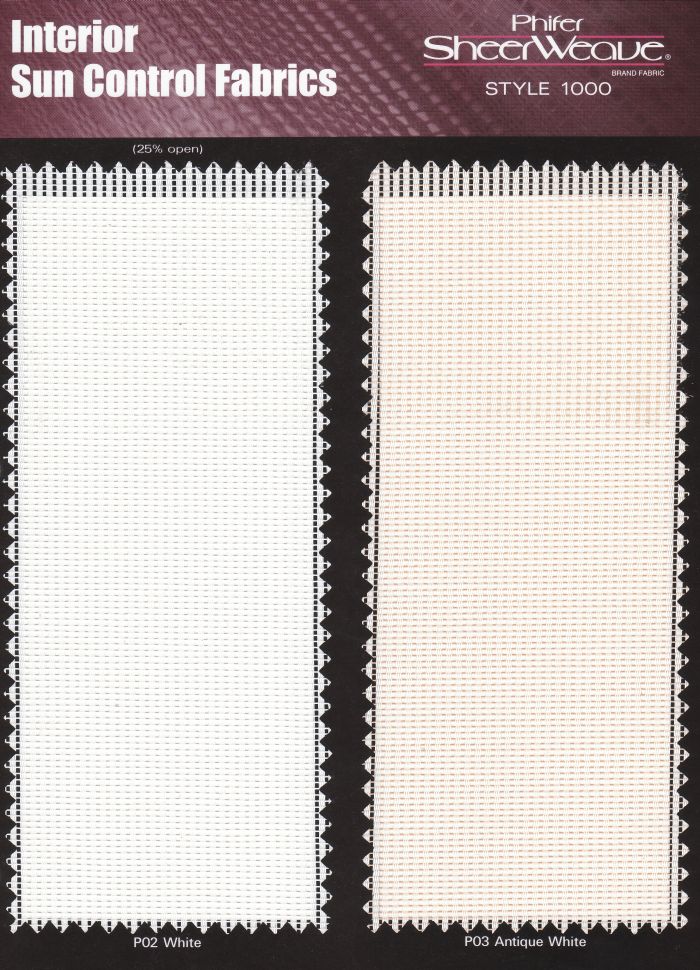 Phifer Sheerweave 1000 - Sun Control Fabric
