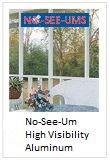 The only aluminum screen developed specifically to protect against tiny insects, this tightly -woven metal wire mesh also provides excellent visibility and air flow. Perfect for windows, doors or screened porch areas where gnats, black flies or no-see-ums are a problem. This product offers better tensile strength over traditional no-see-um fiberglass screen, while maintaining outstanding visibility and curb appeal. 