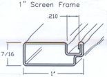 1 x 7/16 Heavy Duty Screen Frame