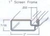 1 x 7/16 Screen Frame For Solar Screens