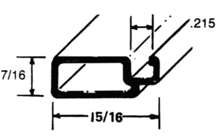 15/16x7/16 Extruded Frame 