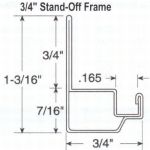 3/4" Stand-Off Frame