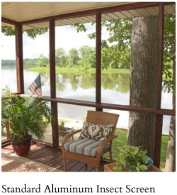 For screening that covers all the bases, there’s no better choice than Phifer’s Standard Aluminum Mesh Screens. Both attractive, strong, and functional, our aluminum screening can be used for windows, doors and patios. Choose from a number of different color options to keep the aesthetics of your home looking just as you want them to, meaning you won’t need to sacrifice looks for durability. Our aluminum mesh insect screening is strong enough to compete with severe weather.