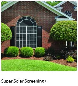 Phifer Super Solar from Phifer improves air-conditioning efficiency by stopping up to 90% of the sun's heat before it penetrates the glass surface. Super Solar Screening benefits also include protetion of interior furnishings from fading, insect control, as well as saving energy. Used in both residential and commercial spaces worldwide, Phifer's Super Solar Screening is available to accommodate specific needs.This fabric also improves daytime privacy while offering outward visibility. Phifer Super Solar Screening works whether windows are open or closed. It keeps carpets and draperies from fading, as well as helps save energy.