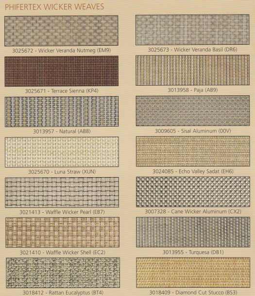 Phifer Wicker Weaves