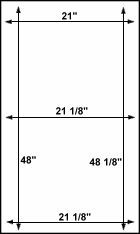 Roll-Away Retractable Screen Door Measure Diagram