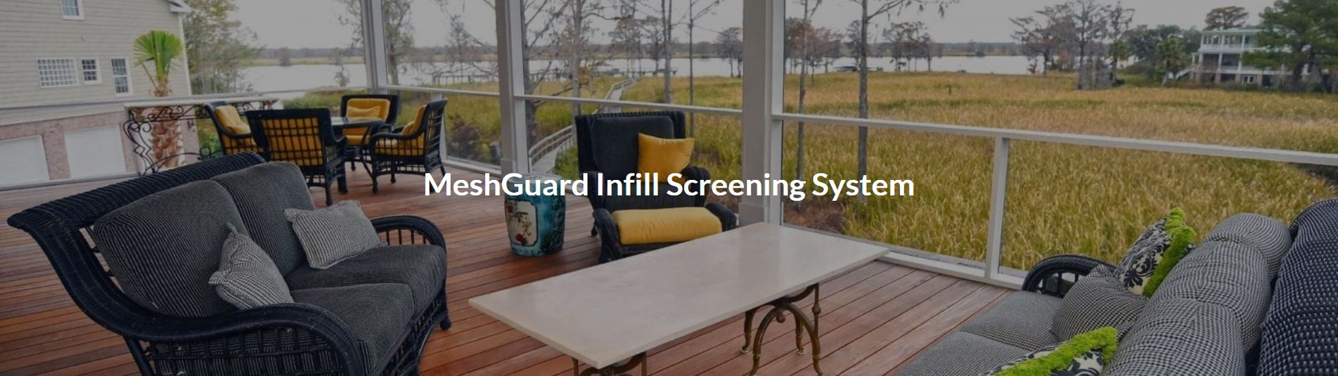 Screen Tight Mesh Guard Patio Screening 