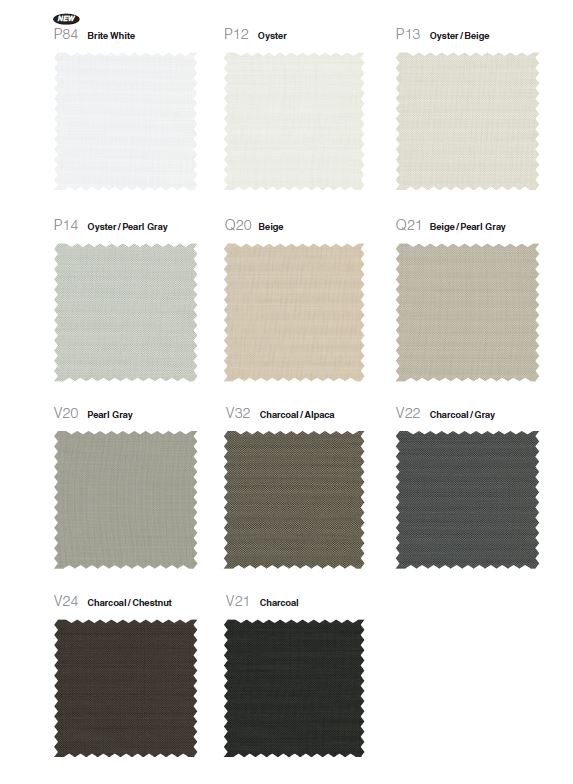 Phifer Sheerweave Colors