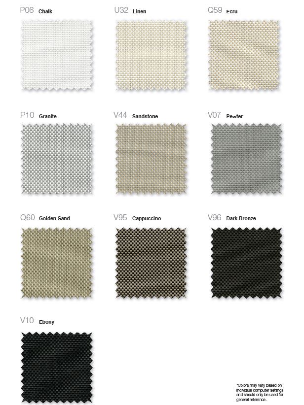 Phifer Sheerwerave 4500 & Sheerweave 4600 colors