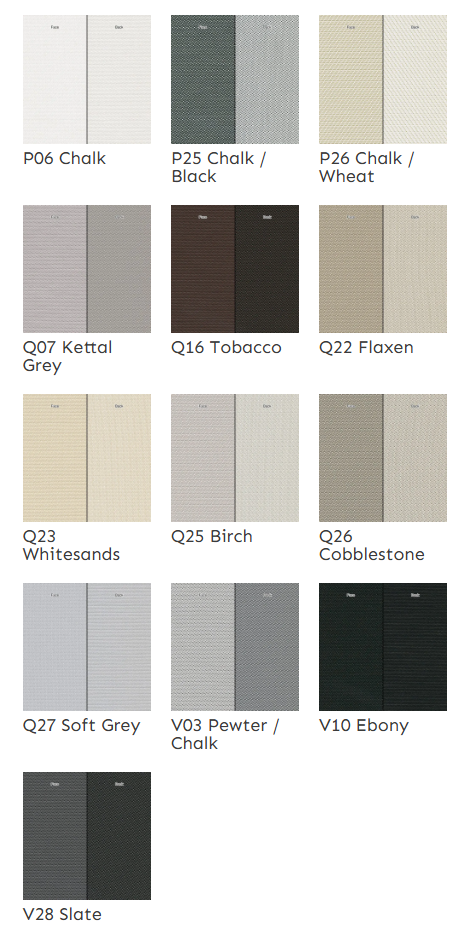 Phifer Sheerweave 4901 and 4903 Colors