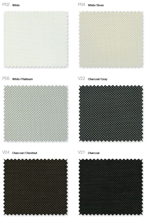 Phifer Sheerweave Basic 3% and 5% Colors